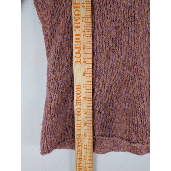 Eileen Fisher Sweater Womens Small Pink/Orange Shawl Neck Pullover - Picture 4 of 7